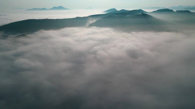 意境墨韵韵雾山水风景