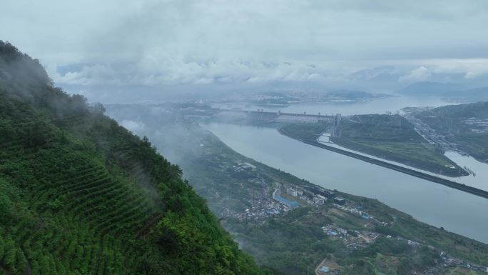 长江山峡水电站三峡大坝观景台