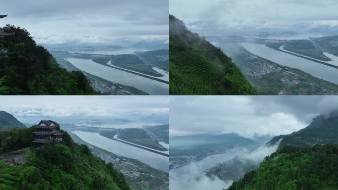 长江山峡水电站三峡大坝观景台