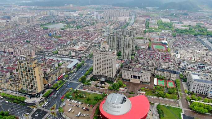 浙江东阳市海天酒店航拍