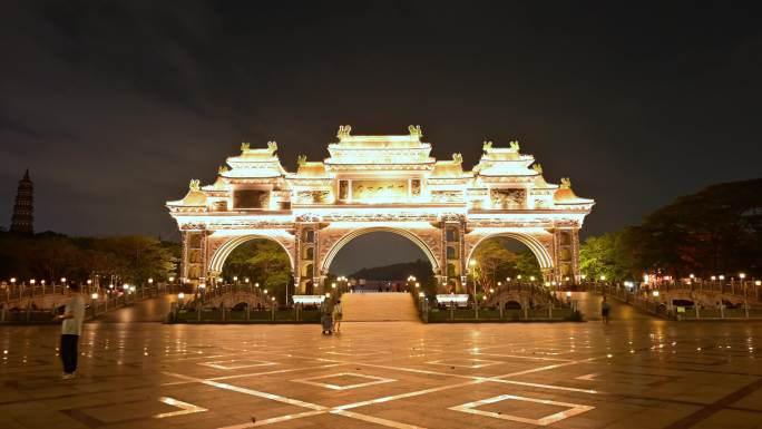 顺峰山牌坊延时