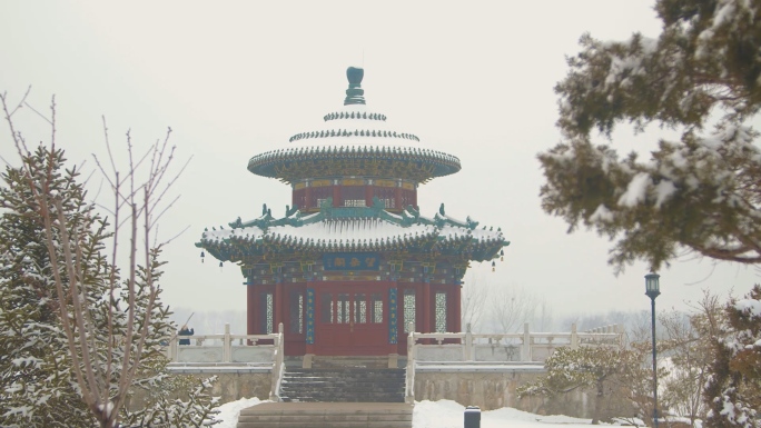 太原雪景 下雪