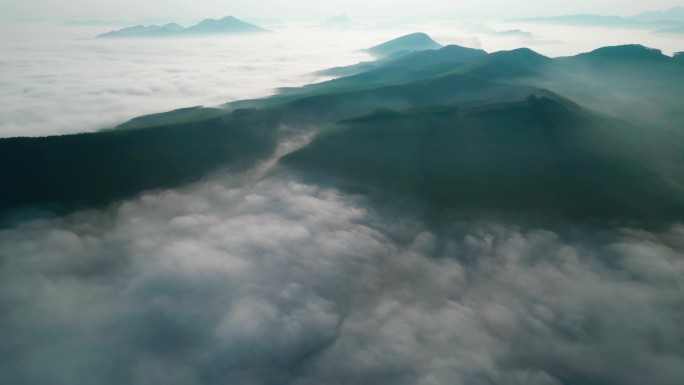 意境墨韵韵雾山水风景