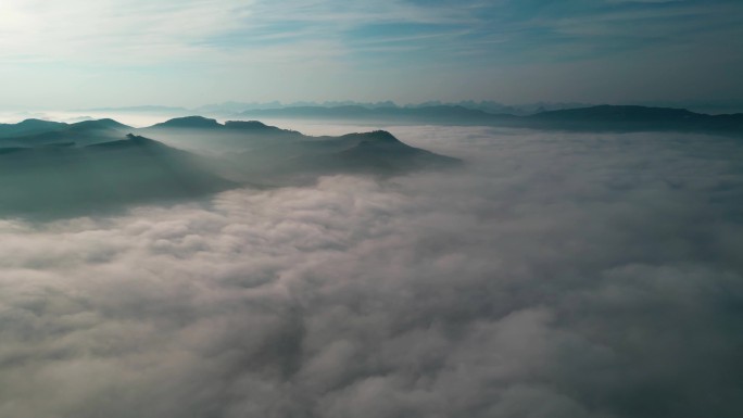 意境墨韵韵雾山水风景