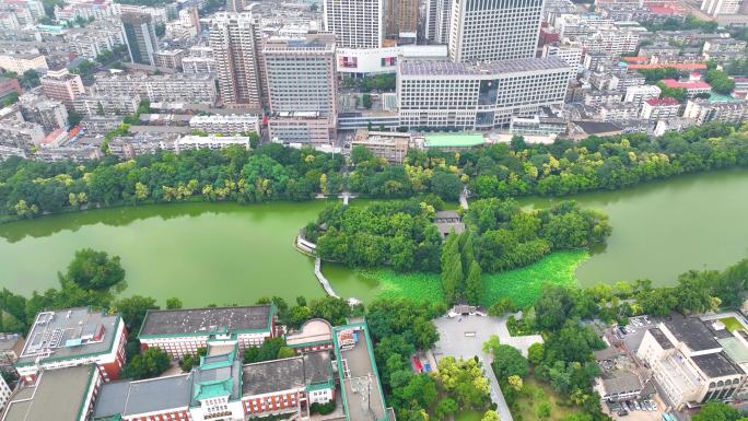 安徽省合肥市城市地标风景风光宣传片航拍