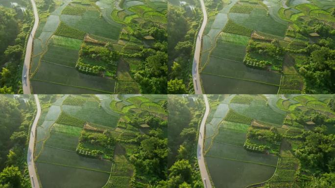 航拍乡村风景