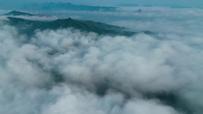 云雾山水意境风景云海风光