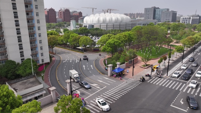 上海闵行零号湾剑川路交大开放式街区4K