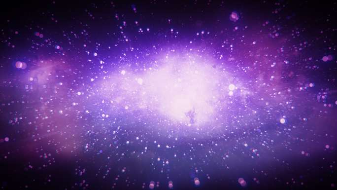 8k星云紫色粒子星云冲屏
