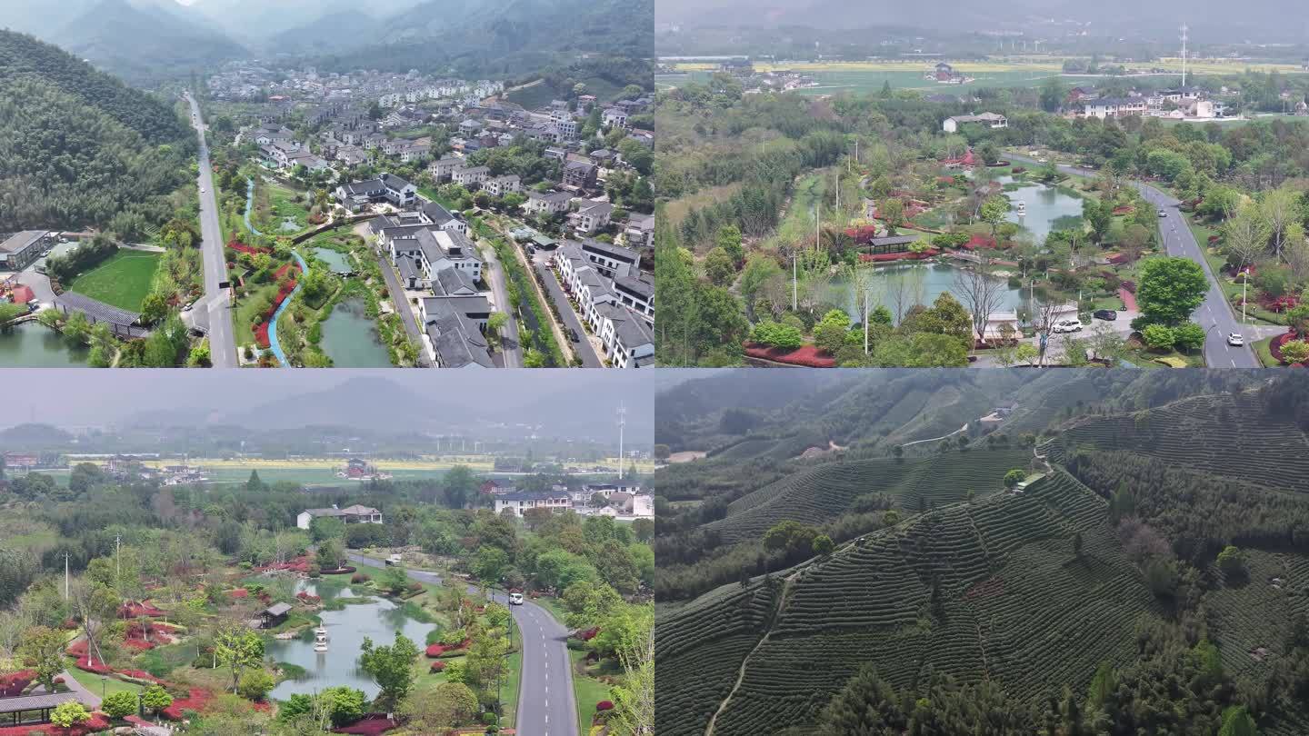 4k4月初晴天径山村共同富裕未来乡村径山