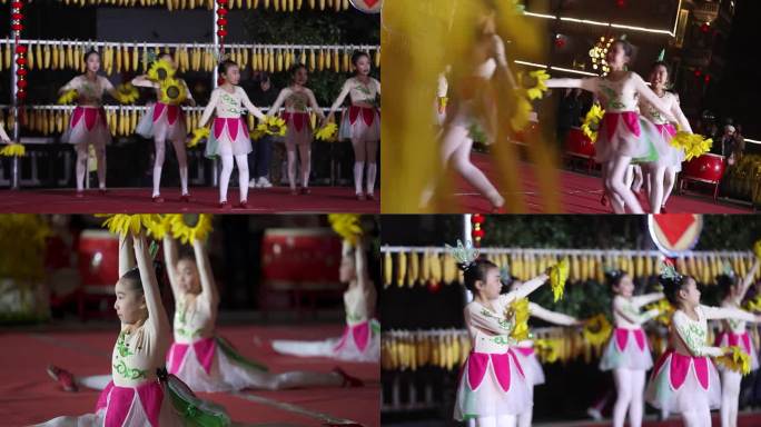 小女孩舞台舞蹈表演节目