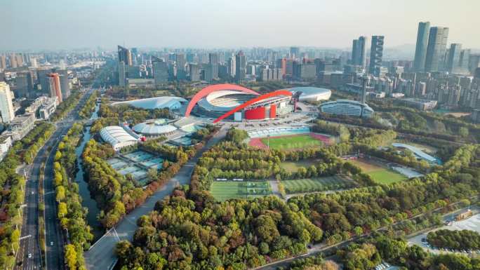 南京_南京奥林匹克体育中心航拍002