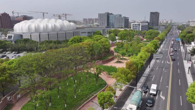 上海闵行零号湾剑川路交大开放式街区4K