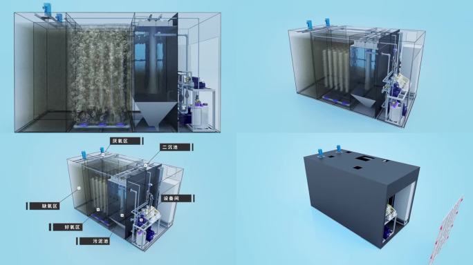 污水处理一体化设备环保净水污水处理设备