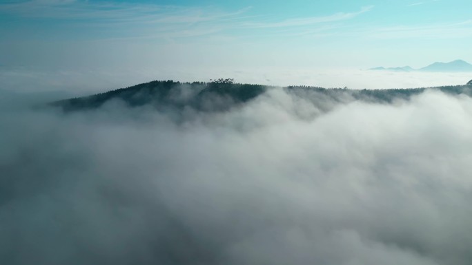 墨韵山景云雾山美丽自然风光