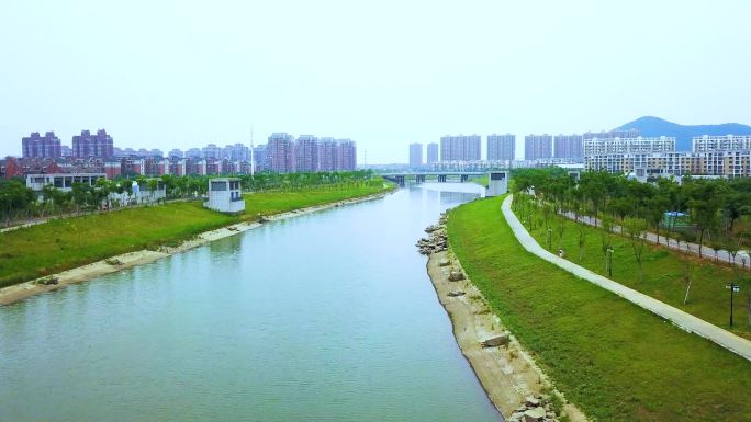 生态修复城市生态水系河道水清岸绿