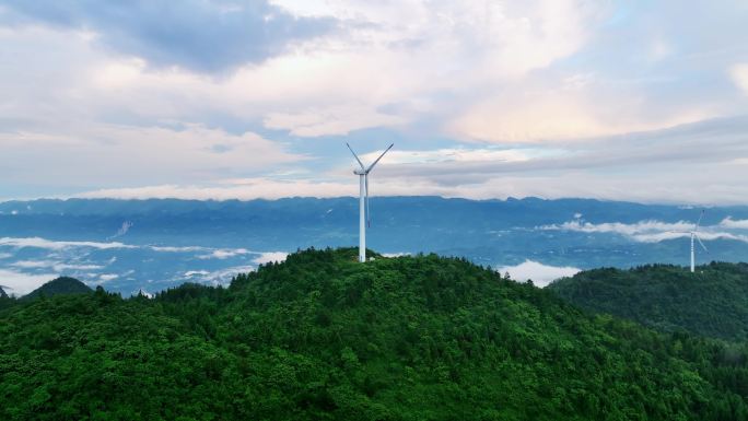 重庆云阳龙岗岐山草场风力发电