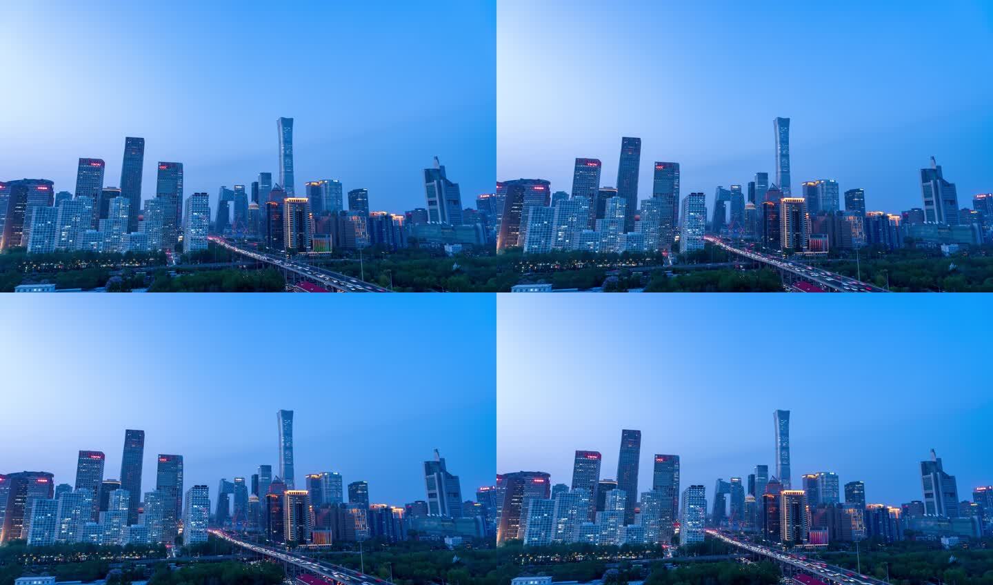 北京cbd 北京夜景