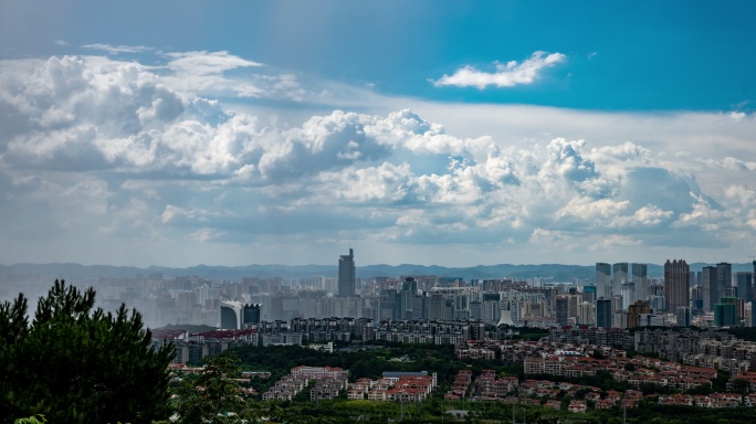 南宁的夏天的降雨