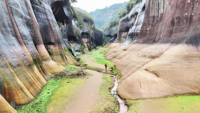 4k航拍湖南郴州双桥水库