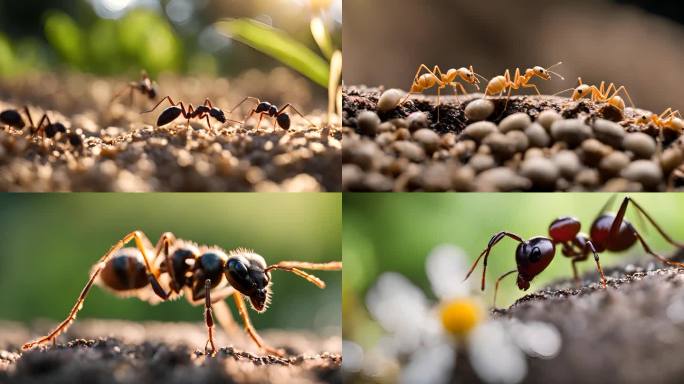 蚂蚁微距特写合集