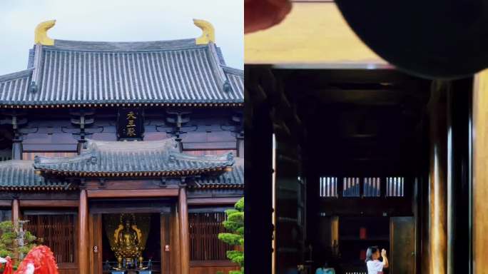 竖拍上海宝山寺祇园开园