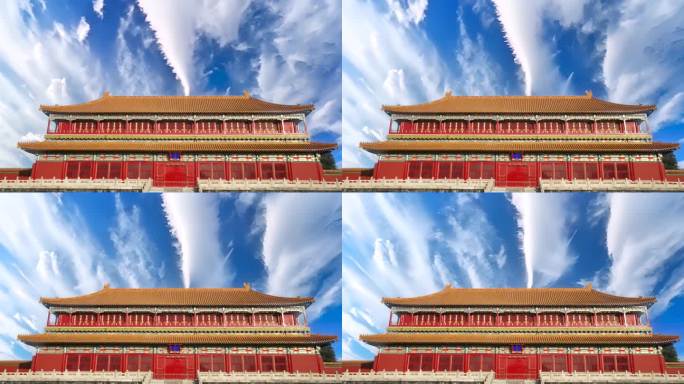 北京古建筑延时摄影