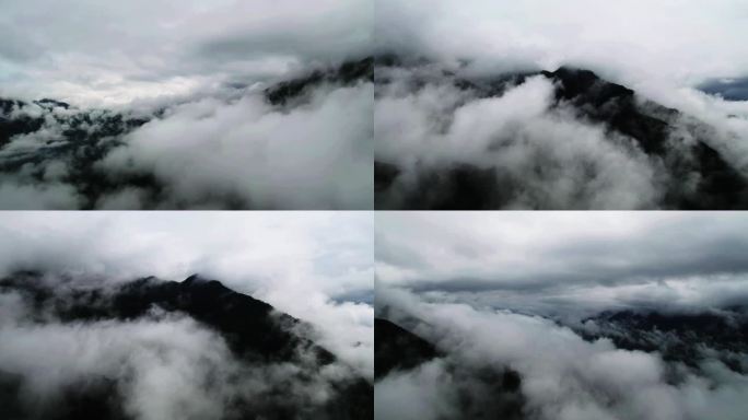 云雾笼罩的山谷