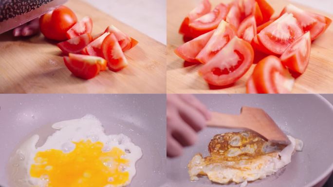煎鸡蛋番茄炒蛋