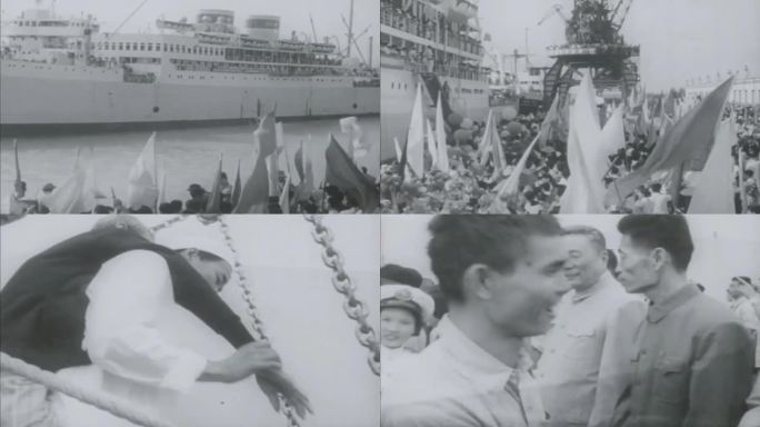 1960年 广州 欢迎印尼回国的华侨