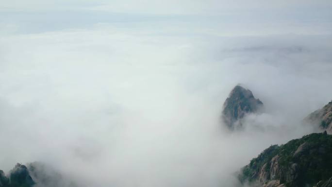 黄山风景区唯美风景视频素材航拍