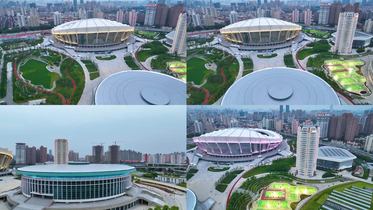上海市徐汇区上海体育场体育馆城市地标基础