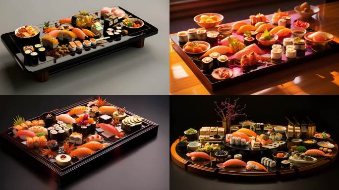 日式美味：一桌精致寿司宴