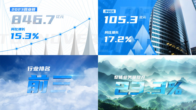 4K 年度企业汇报模版