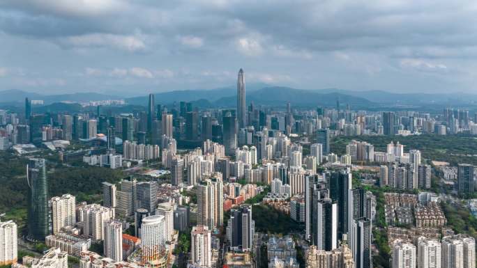 沈阳福田区大景航拍延时