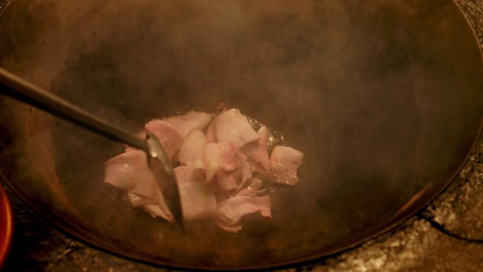 回锅肉 美食制作