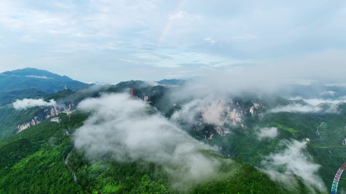 重庆云阳龙岗景区塔05