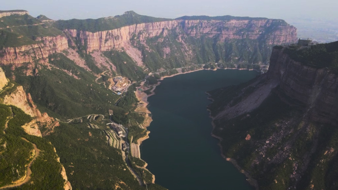 航拍南太行之河南辉县宝泉峡谷