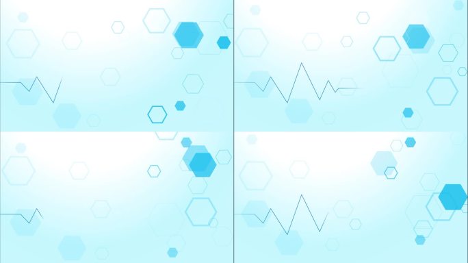 蓝渐变光效抽象医疗医学元素背景