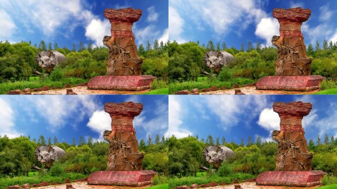 恐龙挖掘地纪念碑