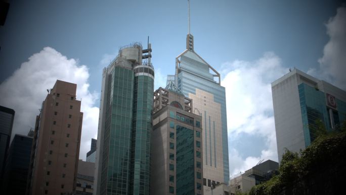 香港街景码头空镜