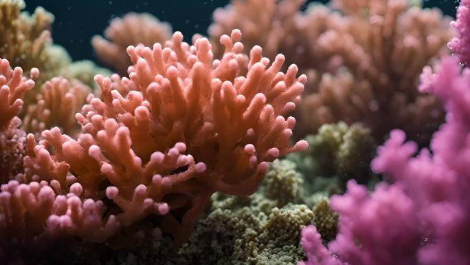 海底珊瑚海藻