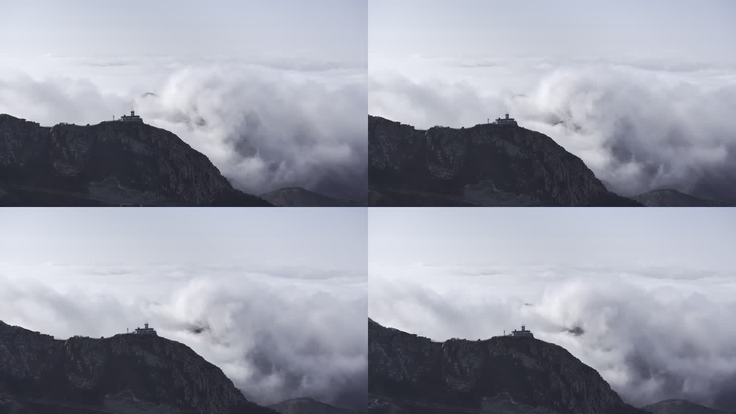 大连市大黑山麓间平流雾绝美航拍宣传片