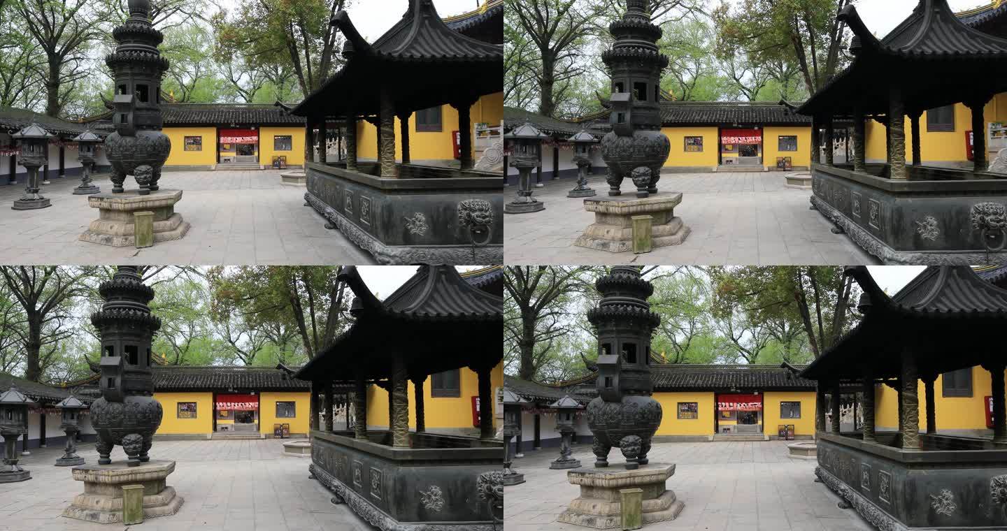 春天常熟虞山藏海寺古建筑风光