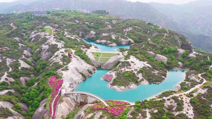 浙江温岭方山风景区，春天的色彩，杜鹃花