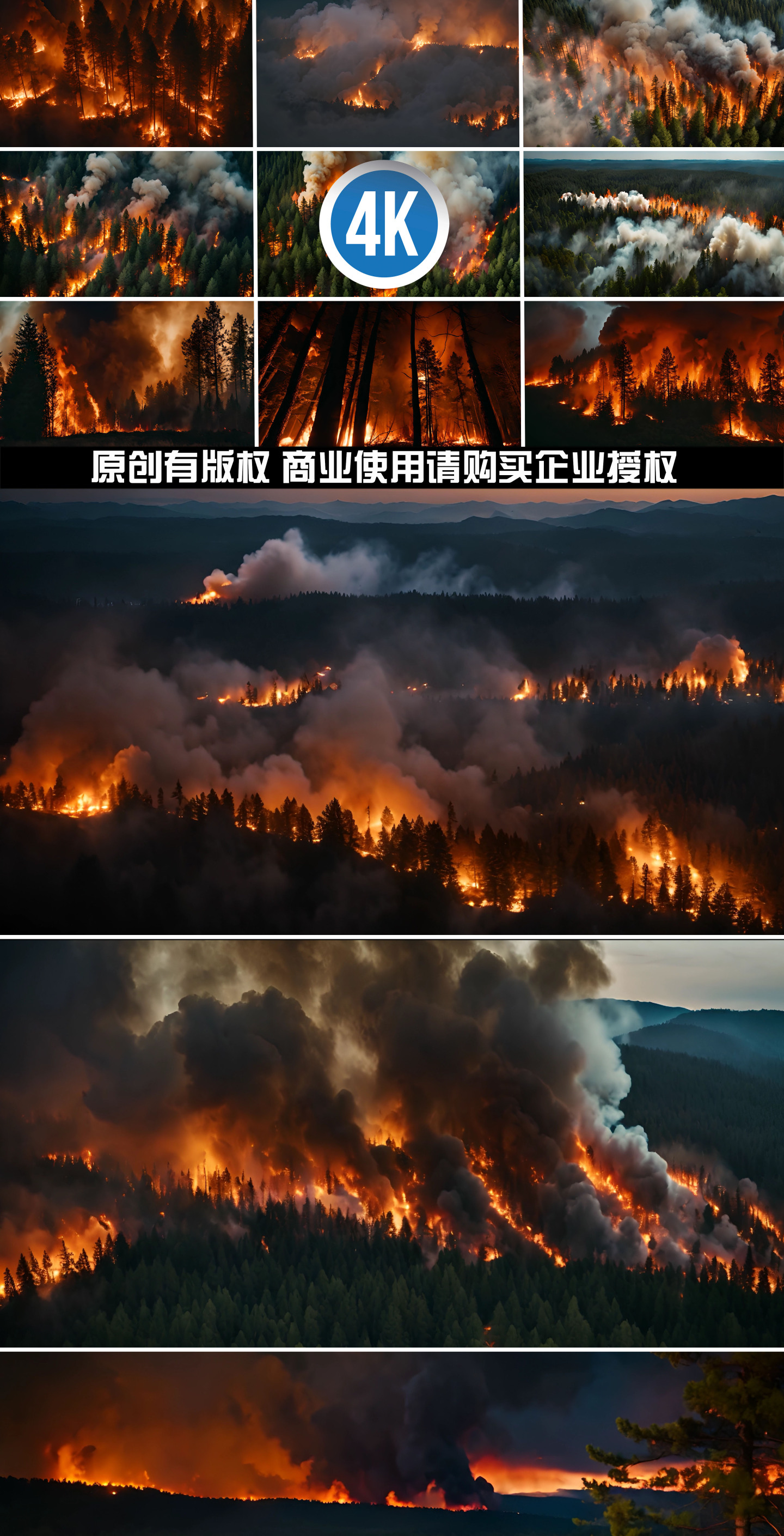 森林火灾 大火 环境保护