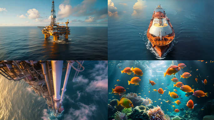 海洋石油钻井 石油勘探平台  石油开采