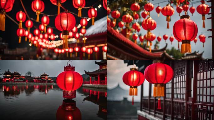 春节喜庆 过年 红红火火