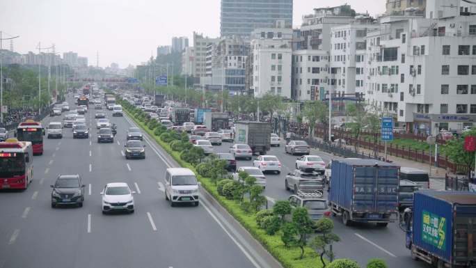 堵车高峰 拥堵交通 堵车 视频 素材