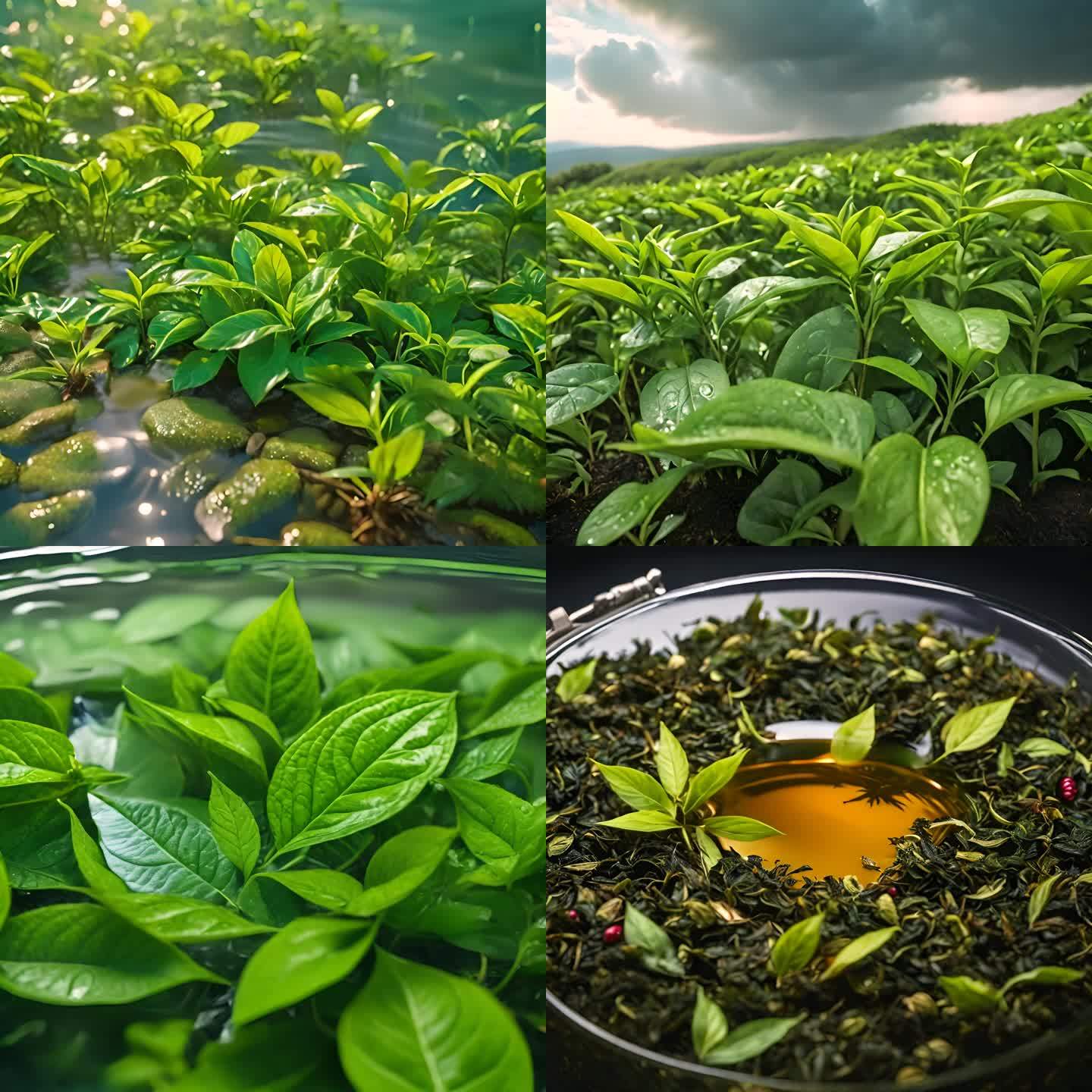 茶叶 茶水绿茶 农产品茶艺 冲茶茶宣传片